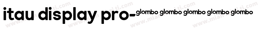 Itau Display Pro字体转换